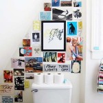 Small toilet wall decor ideas