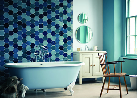 Wondernful bathroom interior tiles