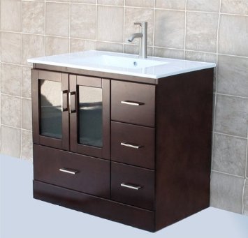 Bathroom Vanity Solid Wood Cabinet