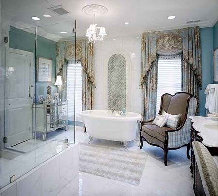 Luxury bathroom interior design