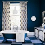 Modern bathroom curtains ideas